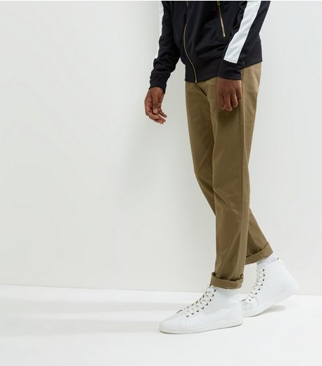 Olive Green Skinny Chinos | New Look