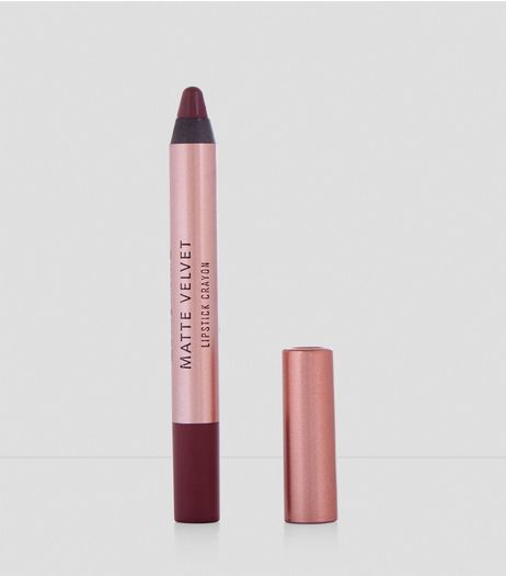 Light Purple Velvet Matte Lipstick Crayon | New Look