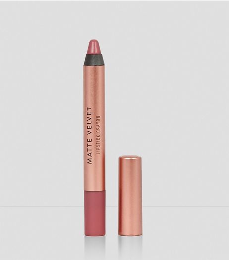 Rosewood Pink Velvet Matte Lipstick Crayon | New Look