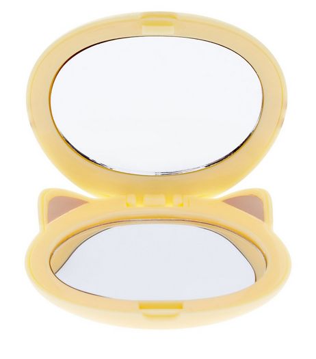 Gold Oh K! Cat Pocket Mirror | New Look