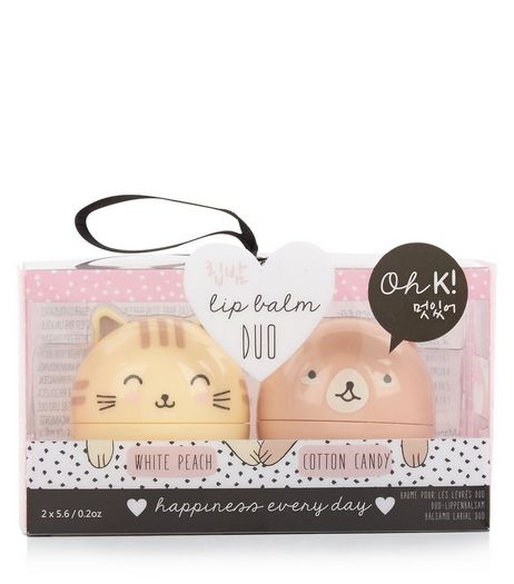 Pink Oh K! Lip Balm Duo Pack | New Look