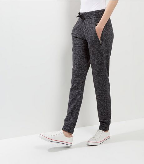 Dark Grey Zip Pocket Joggers | New Look