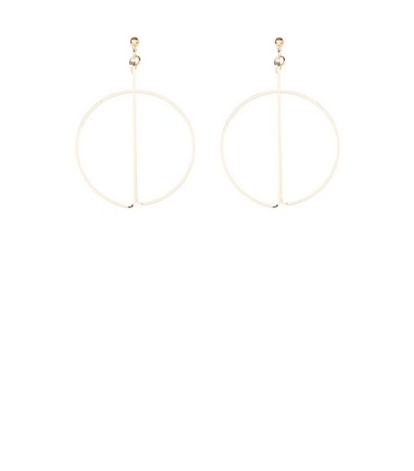 Gold Loop Hoop Earrings | New Look