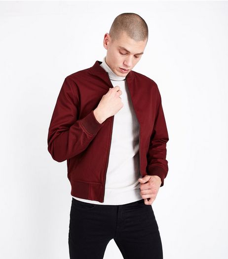 Rust Cotton Bomber Jacket | New Look