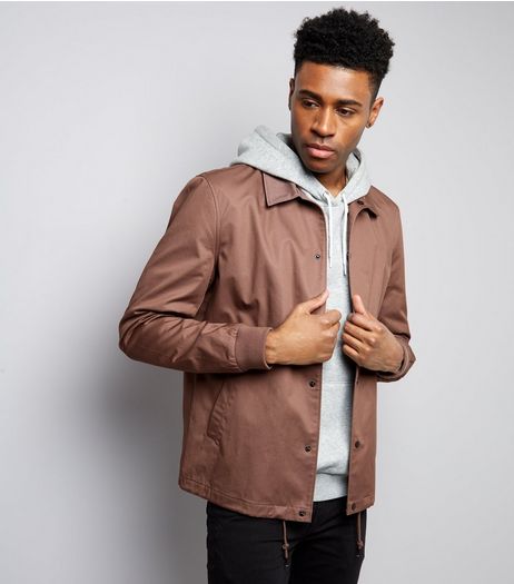Dark Purple Coach Jacket | New Look