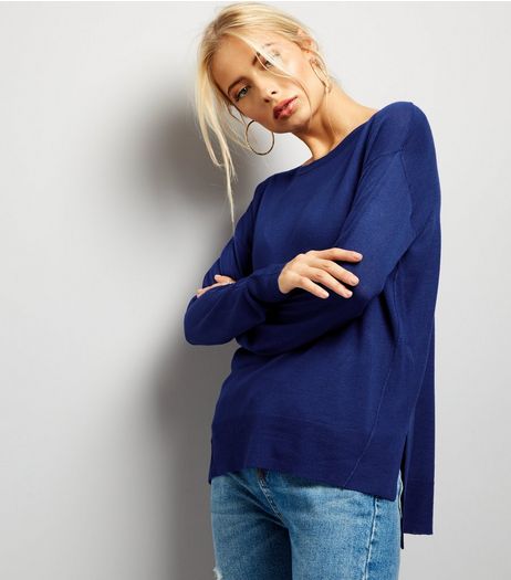 Blue Long Sleeve Jumper | New Look