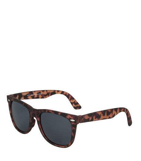 Brown Tortoiseshell Retro Square Sunglasses | New Look