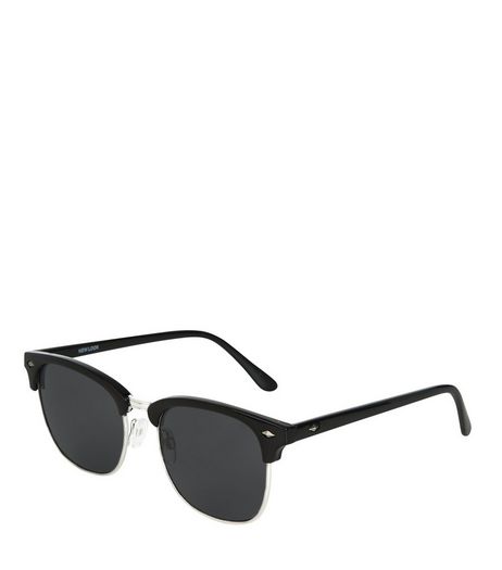 Black Diamond Detail Sunglasses | New Look