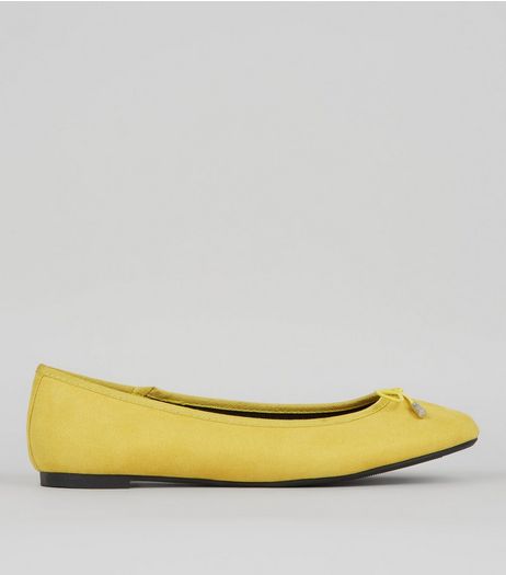 Yellow Ballet Pumps | New Look