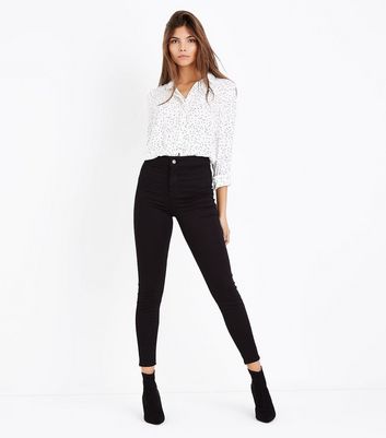 black and white striped jeans womens