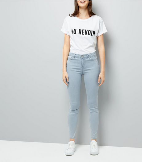 Pale Blue Super Soft Super Skinny India Jeans | New Look