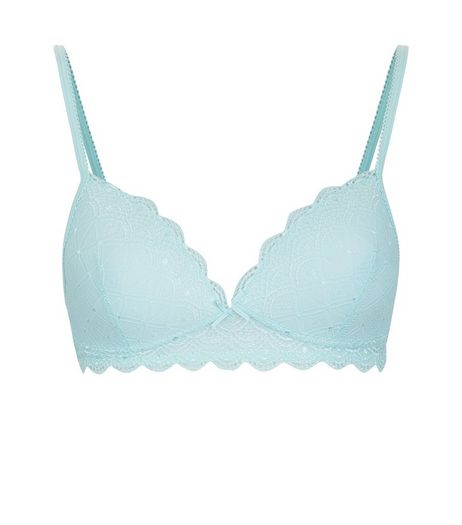 Teens Mint Green Lace Bralet | New Look