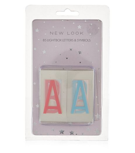 Multicoloured Lightbox Lettering and Symbols | New Look