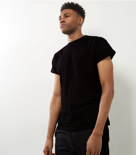 Black Cotton Short Sleeve T-Shirt | New Look