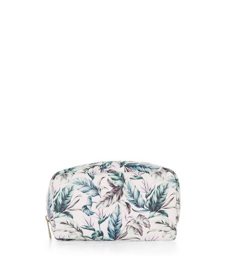 Green Floral Make Up Bag | New Look