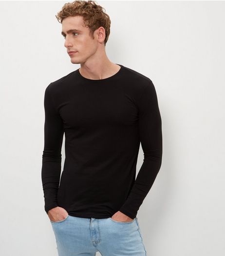 Black Long Sleeve T-Shirt | New Look