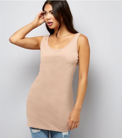 Light Brown Longline Vest | New Look