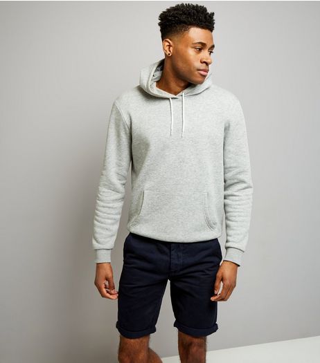 Navy Slim Leg Chino Shorts | New Look