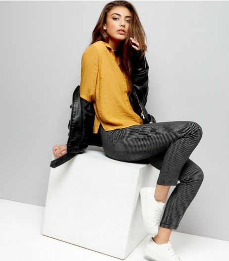 Yellow Cropped Long Sleeve Shirt | New Look