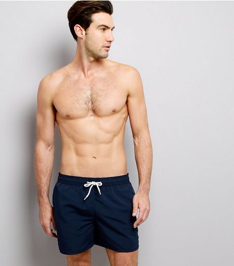 Navy Swim Shorts | New Look