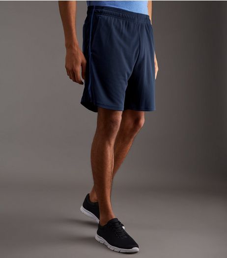 Navy Sports Shorts | New Look