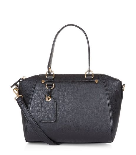 Black Mini Bowler Bag | New Look