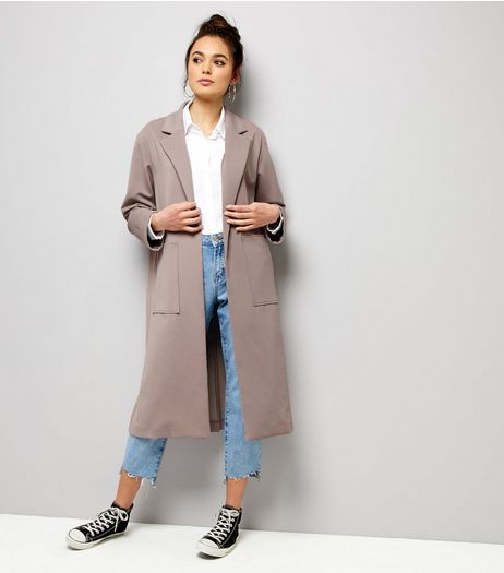 Lilac Soft Maxi Duster Coat | New Look