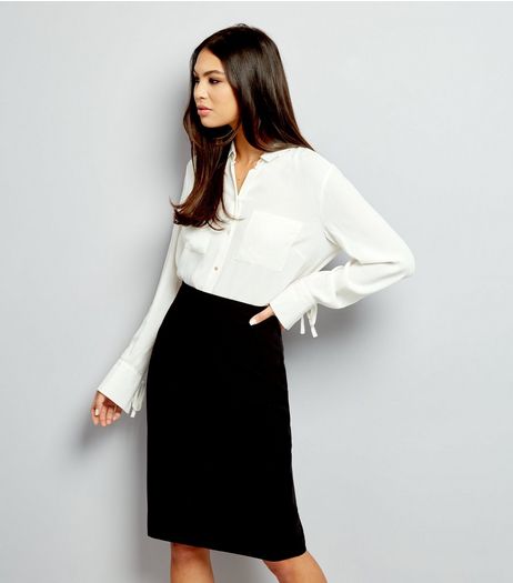 Tall Black Pencil Skirt | New Look