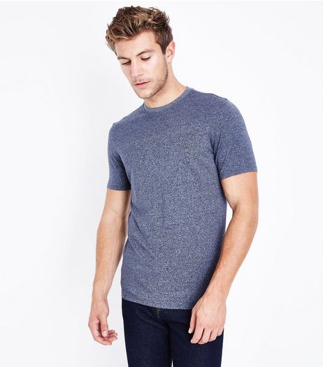Blue Crew Neck T-Shirt | New Look