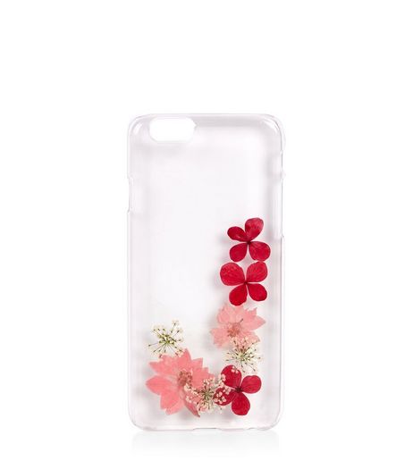 Pink Pressed Flower iPhone Case | New Look