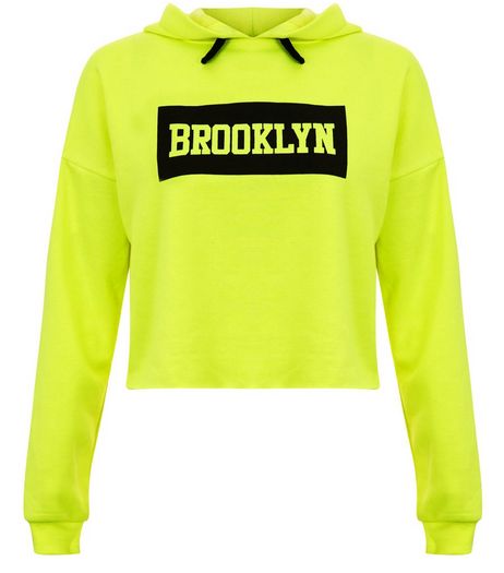 Teens Yellow Brooklyn Hoodie | New Look