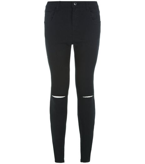 Teens Black Ripped Knee Skinny Jeans | New Look