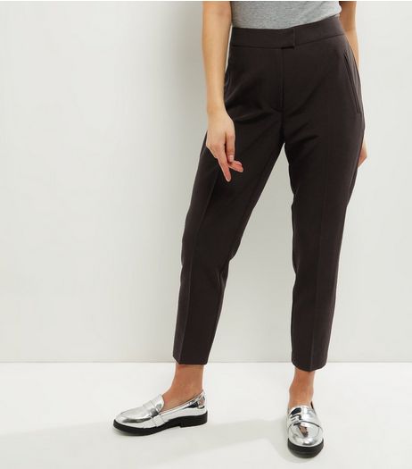 Petite Black Slim Leg Suit Trousers | New Look