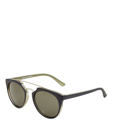 Black T-Bar Sunglasses | New Look