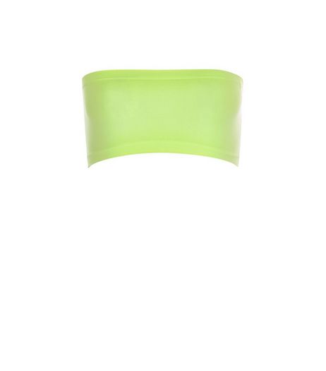 Teens Yellow Seamless Bandeau Top | New Look