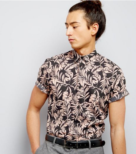 Pink Tropical Floral Print Short Sleeve Shirt | New Look