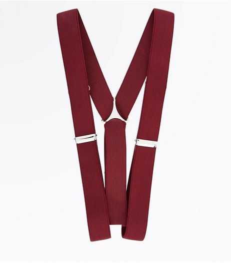 Burgundy Braces | New Look