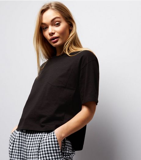 Black Boxy T-Shirt | New Look