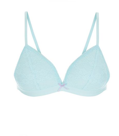 Teens Mint Green Lace Bralet | New Look