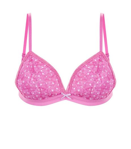 Teens Pink Lace Bralet | New Look