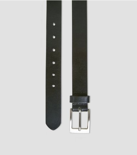 Black Leather Belt | New Look