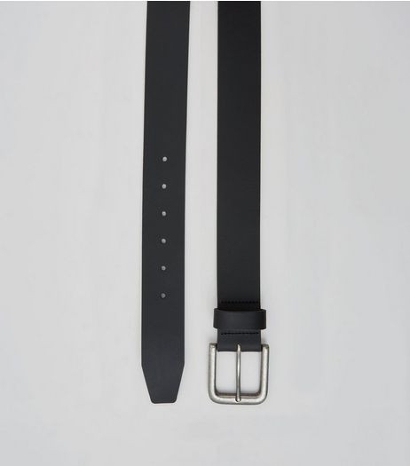 Black Leather Belt | New Look