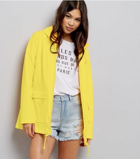 Yellow Matte Anorak | New Look