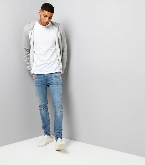 Pale Blue Light Wash Skinny Jeans | New Look