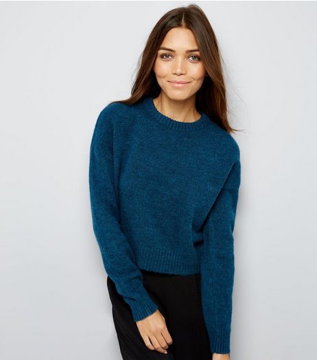Blue Crew Neck Jumper | New Look