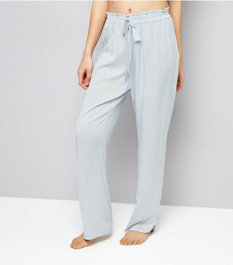 Blue Tie Waist Pyjama Bottoms | New Look