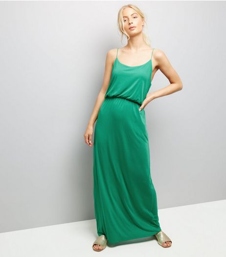 JDY Mint Green Strappy Maxi Dress | New Look