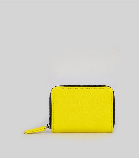 Neon Yellow Cardholder | New Look