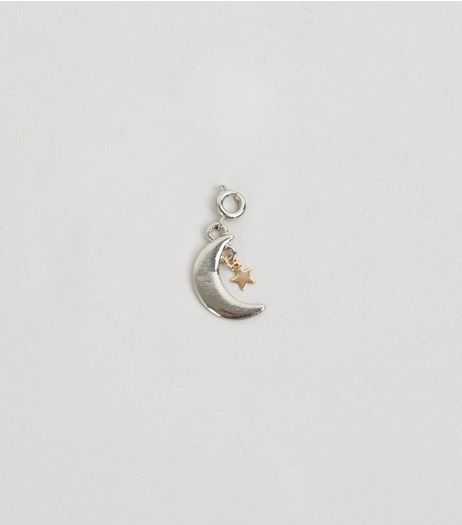 Silver Star and Moon Charm | New Look
