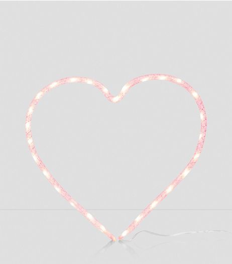 Pink Heart LED Light | New Look